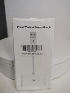 Wireless Apple Carplay Adapter Bluetooth Wired to Wireless Dongle iPhone Stereo - Picture 1 of 2