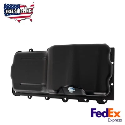 Panela de óleo de aço compatível com 1997-2016 Ford E-150 E-350 E-250 E-450 Econoline Super Duty - Imagem 1 de 4