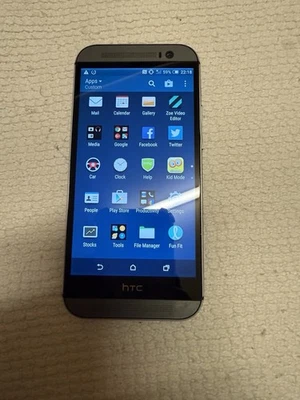 HTC One M8 Silver Unlocked 16GB Touchscreen Smartphone - Image 1 of 4