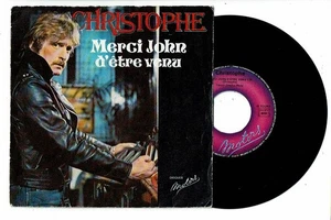 Christopher Vinyl 45 RPM 7 " Merci John D 'Be came Out Paume - Motors 4080 - Picture 1 of 2