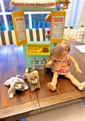 Juego American Girl Lea’s Fruit Stand 2016 retirado con muñeca Lea Clark y accesorios Foto 1 de 4