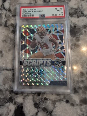 2021 Panini Mosaic KENDRICK BOURNE Auto 🔥 Silver Scripts #S-KB Patriots - Image 1 of 4