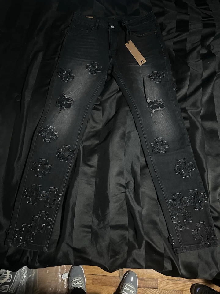 Обтягивающие черные джинсы Ksubi Clitch размер 34 - Изображение 1 из 4