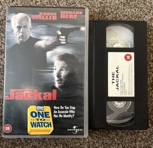 The Jackal VHS Big Box Ex Rental, Bruce Willis, Richard Gere (untested) - Picture 1 of 3