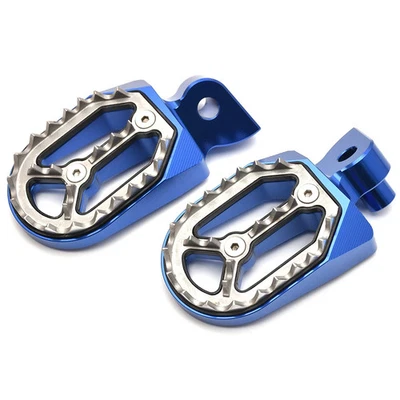 Reposapiés anchos estribos peldaños para Yamaha YZ65 YZ85 YZ125 YZ125X YZ250 F/FX/X Foto 1 de 4