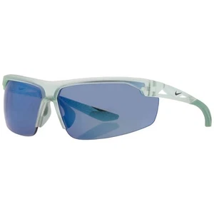 Nike Milky Blue Mirror Wrap Men's Sunglasses NIKE WINDTRACK M FV2398 301 75 - Picture 1 of 4