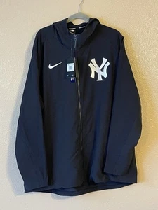 Men’s 2XL NWT New York Yankees Nike Authentic Collection Full Zip Jacket Navy - Picture 1 of 9