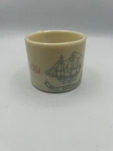 Taza de afeitar Shulton Early American Collection Old Spice Ship Friendship *¡LIMPIA!* - Imagen 1 de 10