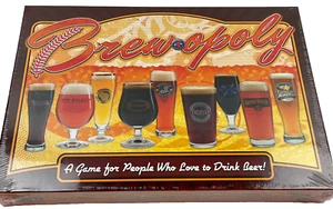 New Sealed Brew- Opoly Vtg Game For People Who Like To Drink Beer - Picture 1 of 3