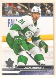 John Tavares 2023-24 Upper Deck Series 1 Base Card #168 Maple Leafs - Picture 1 of 1