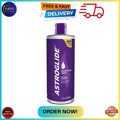 Líquido Astroglide, lubricante personal a base de agua, lubricante compatible con condones, 12 oz Foto 1 de 4