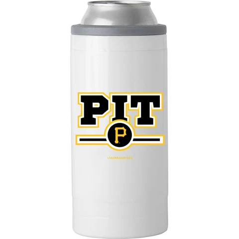 Pittsburgh Pirates 12oz. Letterman Slim Can Cooler Cover