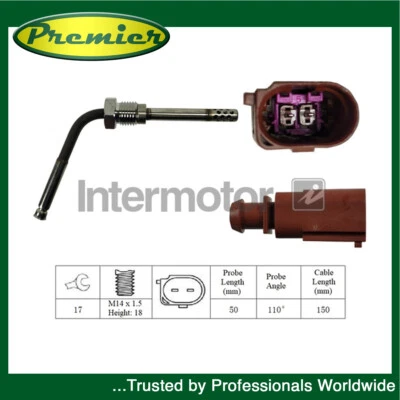 Exhaust Gas Temperature Sensor Premier Fits Audi A5 A4 2.7 TDi 3.0 TDi #2 - Image 1 of 2