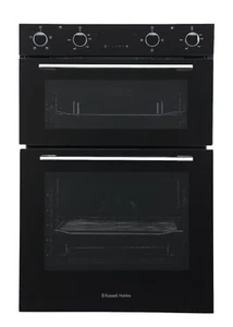 Russell Hobbs RH72DEO1001B Black 92L Built Under Electric Fan Double Oven - Picture 1 of 3