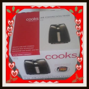 $100 Brand New In Box Cooks Air Convection Fryer 2.5L 1- 4 people Crispy NO OIL - Picture 1 of 3