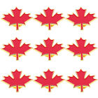 10pcs Canada Maple Leaf Brooch for Girls & Men