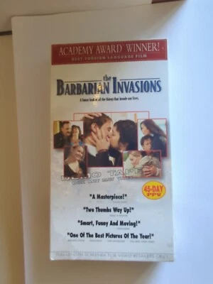 The Barbarian Invasions VHS Best Foreign Language Film Screener French Sealed - Image 1 of 4
