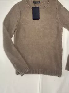 ZARA Man BLACK LABEL- Brown Long Sleeve Pullover Sweater Men's Size M- NWT - Picture 1 of 6