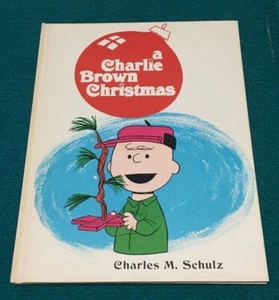 1972 Vintage : A CHARLIE BROWN CHRISTMAS : Clean 8-1/2" x 11" Hardback BOOK - Picture 1 of 12