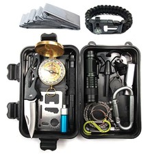 Hermosapoty Erste-Hilfe-Set, Reise-Outdoor-Ausrüstung Survival Treasure Box /Neu