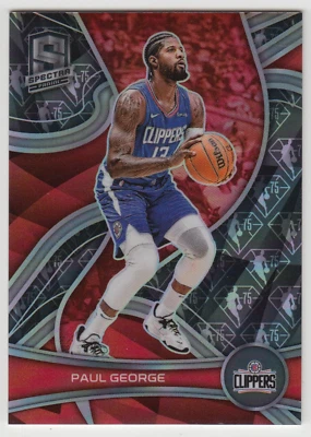 2021-22 Panini Spectra Clippers Paul George 75th Anniversary Prizm #14 - Image 1 of 2