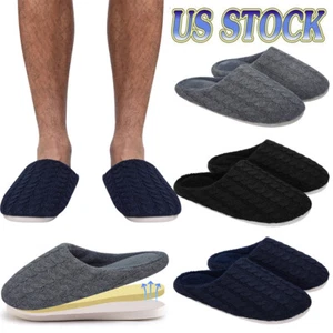 Women Men Non-slip Warm Plush Home Slippers Soft Bottom Cotton Slippers Comfort - Picture 1 of 15