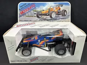 RARE NEW IN BOX NIKKO MOSQUITO Frame Buggy RC Car 1985 1/14 Scale #14084 Blue - Picture 1 of 12
