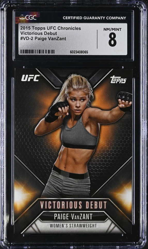 PAIGE VANZANT ROOKIE 2015 Topps Chronicles #VD2 VICTORIOUS DEBUT + COUPONS - Image 1 of 2