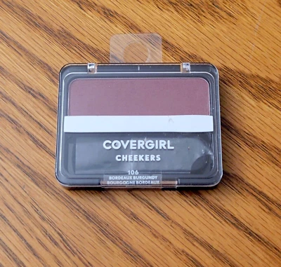 CoverGirl Cheekers Face Blush -# 106 Red Burgundy - Sealed - Fast Ship!! - Image 1 of 2