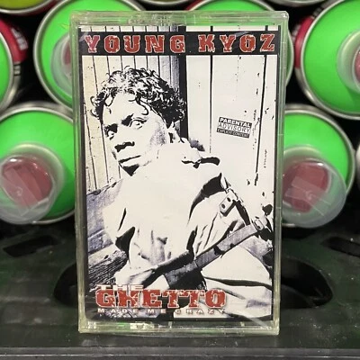 Young Kyoz The Ghetto Made Me Crazy Cassette Tape 2000 Gangsta Rap Hip Hop NEW - Image 1 of 2