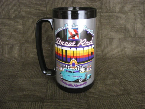 LOUISVILLE KY 1992  NSRA Street Rod Nationals 6 3/8" Insulated Mug Hot / Cold Cover