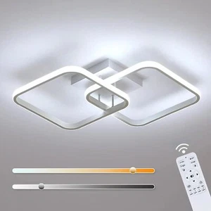 Moderno Plafoniera LED 60W Bianco Freddo Lampadario Fiore Per Soggiorno Camera - Foto 1 di 8