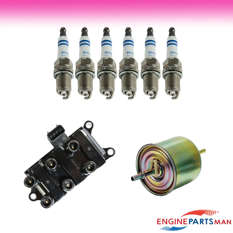 Kit de afinación TK para Ford F-150 01-03 4,2 L bobina de encendido filtro de combustible tapón Foto 1 de 1