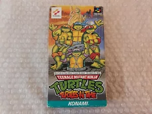 Teengae Mutant Ninja Turtles Turtles In Time - Super Famicom JP Import - UK Stock - Bild 1 von 24