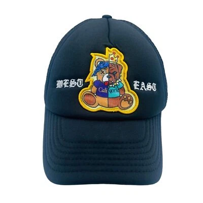 Gorra Rocawear Negra West East California Nueva York Streetwear Camionero Snapback Gorra Foto 1 de 4