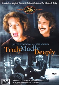 Truly Madly Deeply (DVD, 1990) Alan Rickman, Juliet Stevenson Region 4 FREE POST - Picture 1 of 6