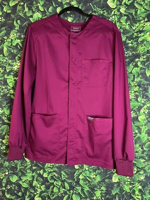 Chaqueta Exfoliante Cherokee Workwear Revolution Para Hombre 3 Bolsillos ELASTIZADA a Presión Talla Pequeña Foto 1 de 4