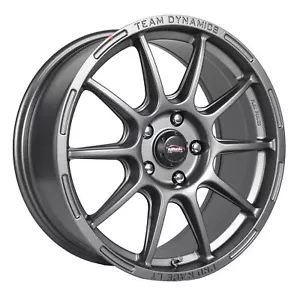 4 x Team Dynamics Pro Race LT Wheels, Gunmetal - 15x7'' ET35 4X108 PCD 73.1mm CB - Picture 1 of 7
