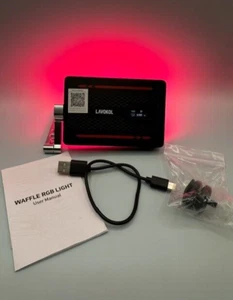 Lavokol Waffle LED RGB Video Photography Portable Camera Light - Brand New - Picture 1 of 7