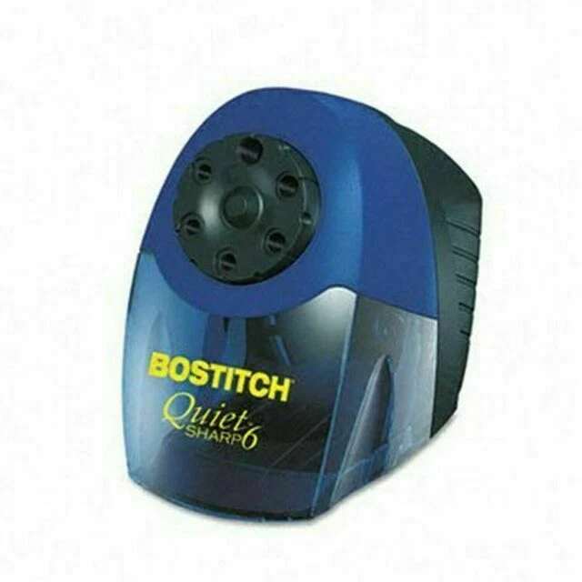 Bostitch QuietSharp 6 Electric Pencil Sharpener - Blue