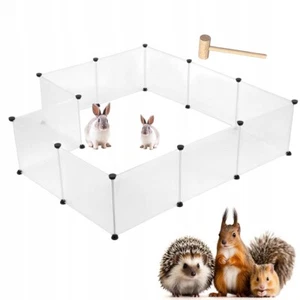 12Stk Kleintierkäfig Freigehege DIY Nager Laufgitter Tierlaufstall Welpenauslauf - Bild 1 von 14