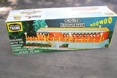 LIFE-LIKE #8707 MYRTLE'S HO WHISTLE STOP DINER w/ BOX 1960s MINT NEW LB - Image 1 of 4