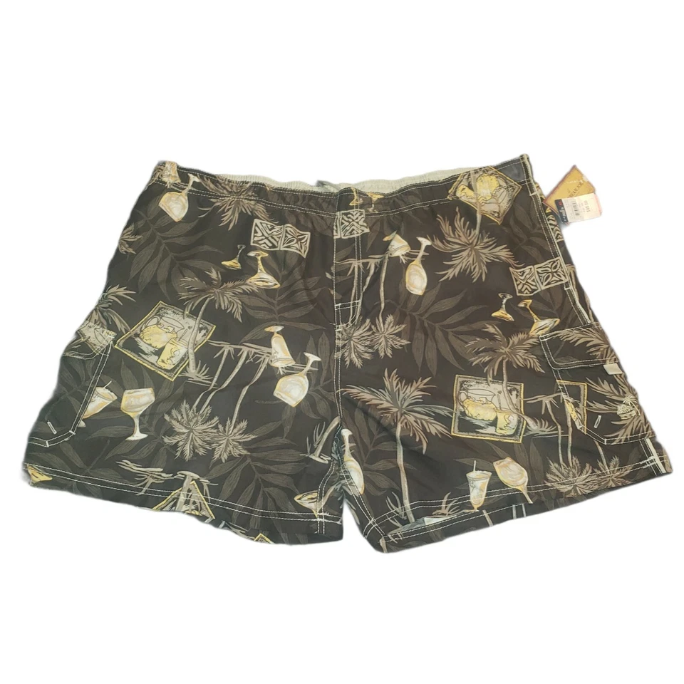 Caribbean Joe Men's Board Shorts Swim Trunks Hawaiian Mesh Lined Size 3XL NWT - Image 1 of 4