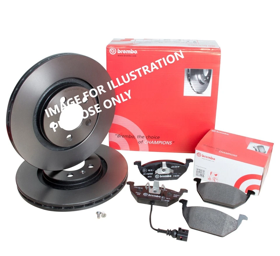 FOR SAAB 9-3 1.9 TiD 150 BREMBO FRONT BRAKE DISCS 314MM & BRAKE PADS SET - Изображение 1 из 1