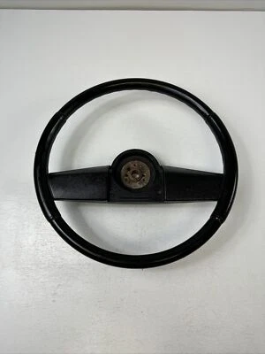 1982-1992 Chevy S10 Truck Steering Wheel Molded Rubber OEM Black - Image 1 of 4