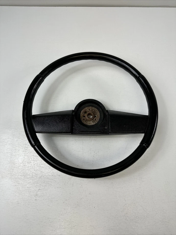 1982-1992 Chevy S10 Truck Steering Wheel Molded Rubber OEM Black - Image 1 of 4