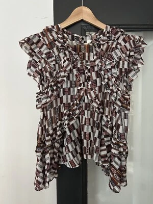 Etoile Isabel Marant 女式印花上衣 6 码中号 — 第 1/3 张图片