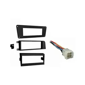 Fits Volvo 240 Series 86-89 Single DIN Stereo Harness Radio Install Dash Kit - Picture 1 of 3