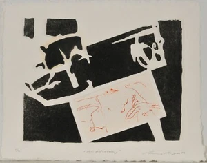 Werner Berges /Radierung /Einbildung  /1993 /Handsigniert /nur 36 Exemplare - Picture 1 of 2