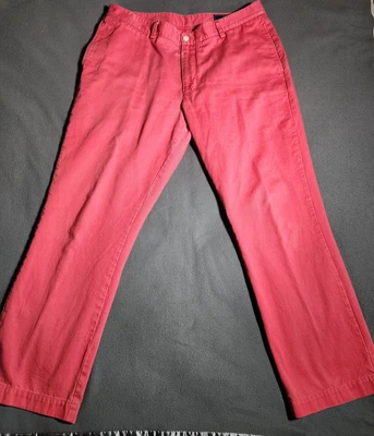 Vineyard Vines Pants Women 36X30 Light Red Slim Club Chino Preppy Summer Cotton - Image 1 of 4